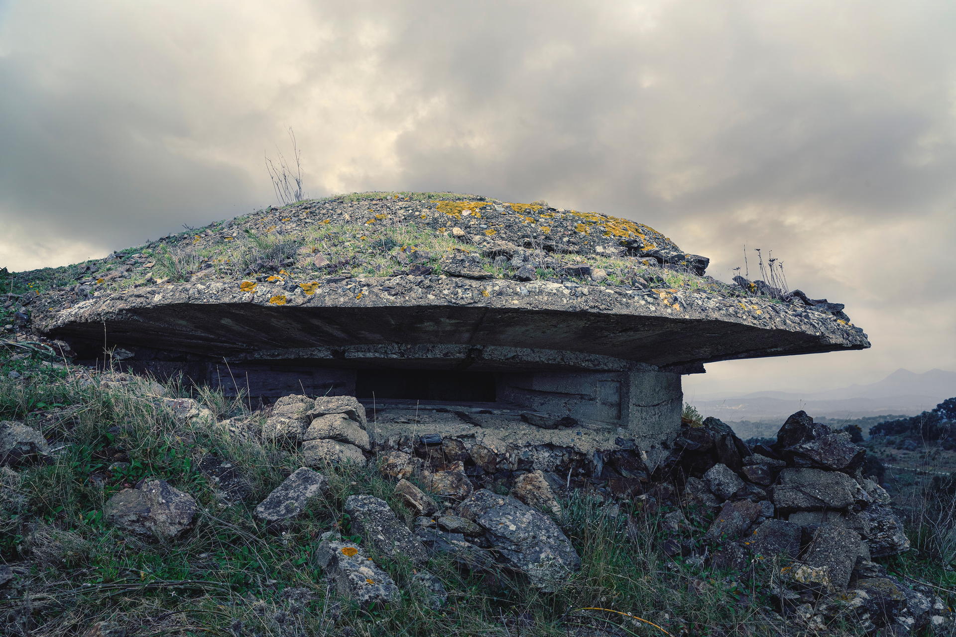 Bunker observatorio, Sant Silvestre de la Valleta, Girona.